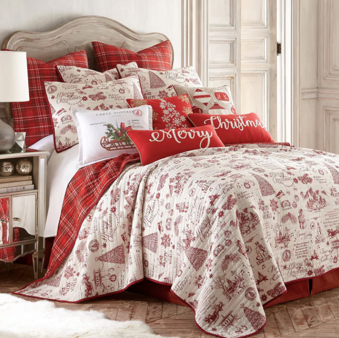 KING/CAL KING Yuletide Quilt Set