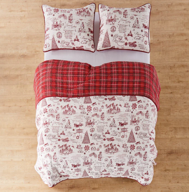 KING/CAL KING Yuletide Quilt Set