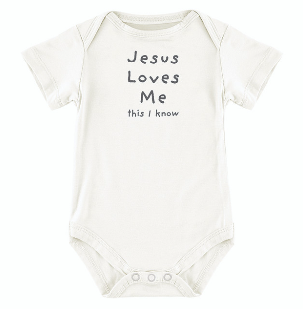 Jesus Loves Me Onesie