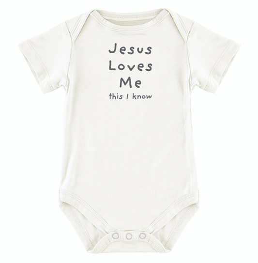 Jesus Loves Me Onesie