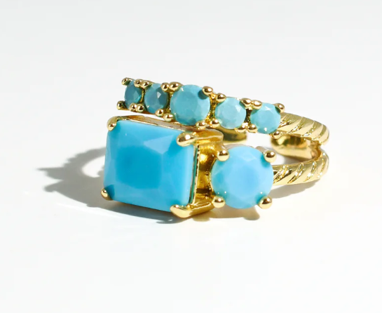 Turquoise Radiance Ring