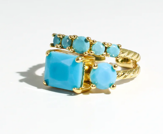 Turquoise Radiance Ring