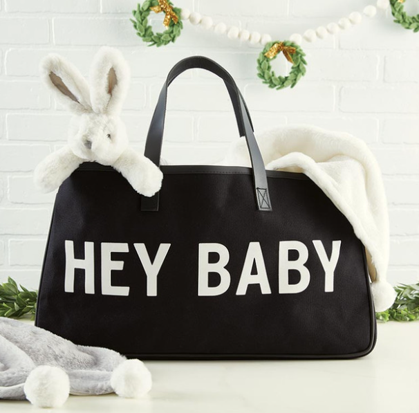 Hey Baby Canvas Tote