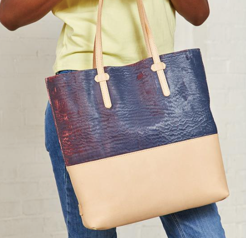 Slim Velvet Tote
